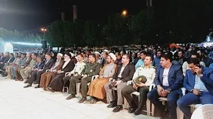مراسم بزرگداشت و تبیین مکتب شهید حاج قاسم سلیمانی (ره) در شهر درگهان جزیره قشم