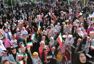 اجتماع بزرگ سلام فرمانده در شهرستان ابهر برگزار شد+تصاویر