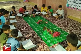 برگزاری کلاس&zwnj;های آموزشی قرآن و احکام در روستای جزیره شمالی