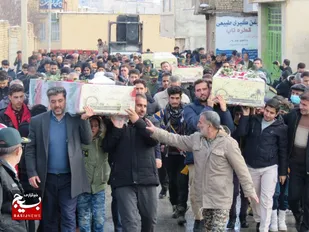 بوی عطر شهدای 8سال دفاع مقدس در چادگان پیچید