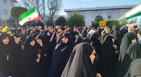 مراسم تشییع  پیکر مطهر شهدای مدافعان ایران