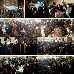 استقبال بی نظیر اهالی شهرک خورشیدهشتم پیشوا از " شهید گمنام "