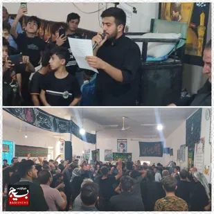 جوان موفق و با استعداد مداح اهل بیت روستایی هندیجان