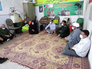 جلسه بررسی مشکلات پایگاه بسیج روستای تقی آباد برگزار شد