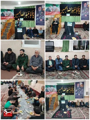 مراسم گرامیداشت رئیس جمهور شهید و همراهان در حسینیه روستای شیر جیکلا