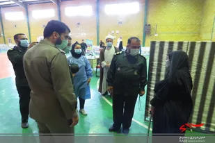 مرکز تجمیعی واکسیناسیون سپهبد شهید قاسم سلیمانی در سرخه افتتاح شد