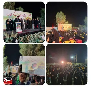 برگزاری همایش رهروان حضرت زینب کبری(س) در روستای چیدن شهرستان باغملک