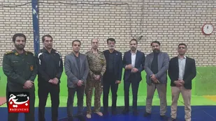 برگزاری نهمین جلسه آموزش رزمی و اهدای کمربند به هنرجویان بسیجی در پردیسان