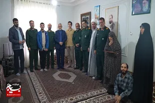دیدار مسئولین سپاه انصارالحسین(ع) همدان با خانواده معظم شهید &laquo;محمدحسین بشیری&raquo;