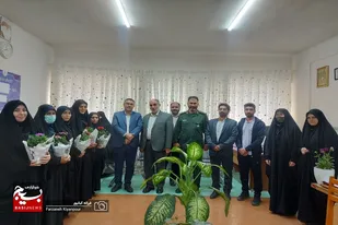 بازدید فرمانده سپاه ناحیه همدان از مدارس و تجلیل از معلمان