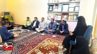 دیدار با خانواده شهید افروزیان