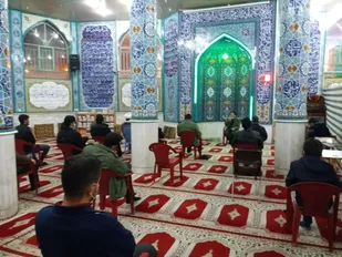 نشست صمیمی فرمانده سپاه ناحیه نجف آباد با بسیجیان حوزه امام سجاد(علیه السلام)
