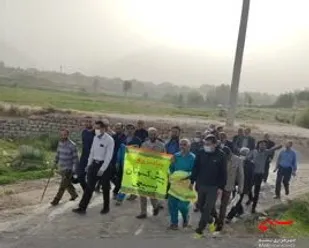 پیاده روی پیشکسوتان عرصه جهاد و شهادت در لردگان