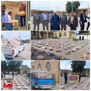 توزیع 1000 بسته معیشتی بین نیازمندان کرخه