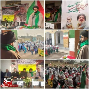 آئین زنگ میثاق حماسه نهم دی ماه در شهرستان رامشیر زده شد
