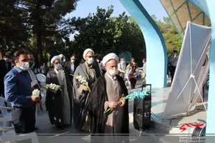 هفدهمین سالگرد خاکسپاری شهدای گمنام دانشگاه آزاد اسلامي واحد نجف آباد