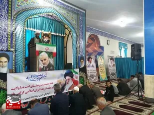 مراسم بزرگداشت حماسه ۹ دی در مصلی نماز جمعه دلوار