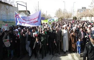 مراسم با شکوه راهپیمایی ۲۲ بهمن با حضور اقشار مختلف دردهگلان