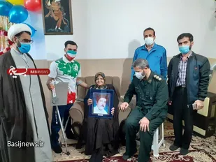 دیدار و تجلیل از نایب قهرمان پاراآسیایی و خانواده شهید وهابی در شهرستان البرز