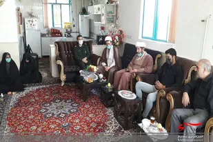 تقدیر فرمانده ناحیه مقاومت بسیج سرخه از یک جانباز