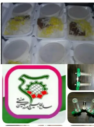 طبخ و توزیع ۳۰۰ پرس غذای گرم و اهداء ۳۰ عدد فلومتر اکسیژن به بیمارستان دزفول