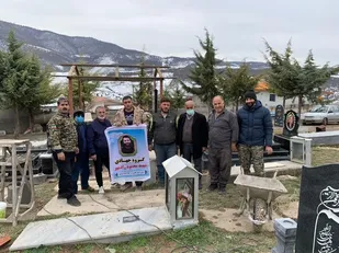 احداث مزار شهدا توسط گروه جهادی شهید رادمهر+تصاویر