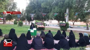 مراسم خیابانی اربعین حسینی در کوی مجاهد با حضور پرشور عزاداران برگزار شد