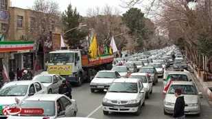 حرکت کاروان شادی انقلاب در شاهرود به روایت تصویر