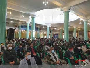 نمایش اقتدار بسیج در تکاب برگزار شد