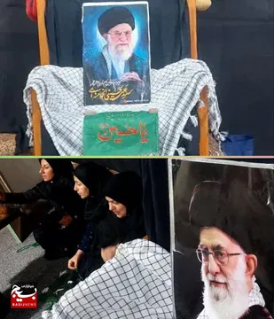 برگزاری مراسم گرامیداشت یادرهبرشهید درروستای چم کلگه بندرهندیجان