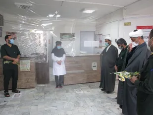 تقدیر کارکنان ناحیه سپاه خوسف از پرستاران به مناسبت میلادحضرت زینب (س) و روز پرستار