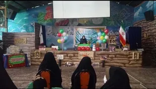 برپایی جشن میلاد کوثر با حضور مادران ودختران محله همت آباد