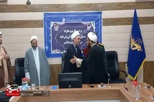آیین تکریم و معارفه مسئول دفتر نمایندگی ولی فقیه در سپاه ناحیه ملایر