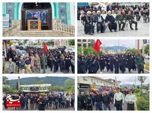 راهپیمایی باشکوه جاماندگان اربعین حسینی در رامسر برگزار شد