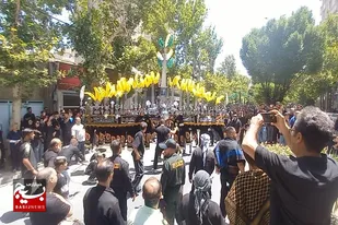 مراسم سنتی عَلَم&zwnj;گیری در شهرستان ملایر