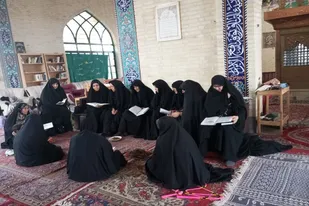 اجرای برنامه&zwnj;های فرهنگی و معنوی بسیجیان در سرخه