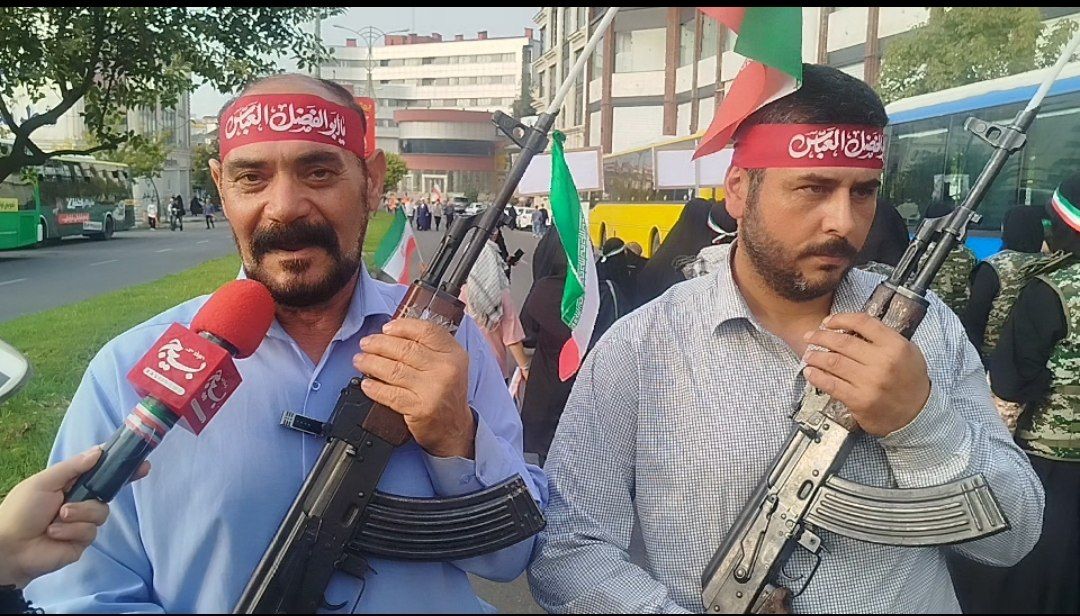 گیلان، در میدان جان‌فدایی برای ایران با یاد شهیدان وطن در میدان «جان فدا» ایستاد