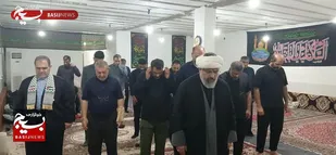 میدان خدمت/حضور پررنگ کارکنان بسیجی لالی در استقبال از زائران اربعین