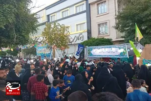 برگزاری جشن یک کیلومتری عیدغدیر در شهرستان فامنین