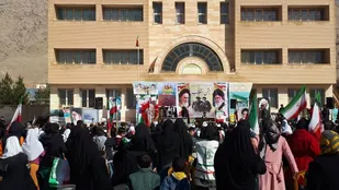 جشن انقلاب  شهرستان سیروان با حضور نماینده مردم ایلام دکترسارا فلاحی