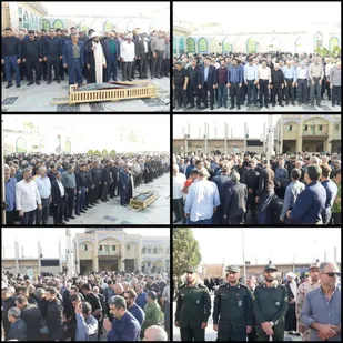 تشییع پیکر مادر شهیدوالامقام"مرتضی الیکایی"