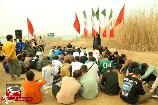 حال خوب دانش آموزان پسر آبیکی در کربلای شلمچه و شهدای علقمه