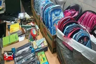توزیع ۲۱۰۰ بسته لوازم التحریر به ارزش ۸۶۰ میلیون تومان میان دانش آموزان نیازمند