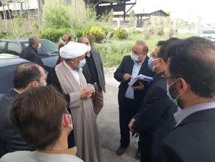 بازدید میدانی رئیس کل دادگستری استان قزوین از شهرک صنعتی لیا