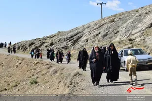 کوهپیمایی ویژه همسران و فرزندان کارکنان سپاه استان قم