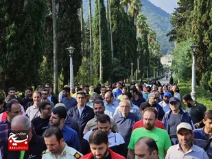 همایش بزرگ پیاده روی خانوادگی در رامسر برگزار شد+ تصاویر