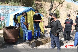 اربعین حسینی در شهر سامان