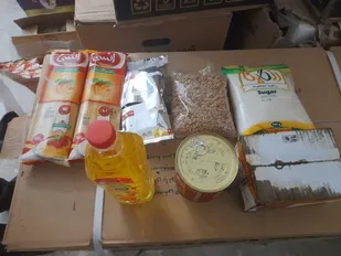 تهیه و توزیع ۴۵ بسته به همت طلاب خواهر بسیجی شاهرود