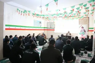 دیدار امام جمعه و فرماندار شهرقدس، با فرمانده نیروی انتظامی این شهرستان