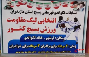 ۱۰۶ تکواندوکار در مسابقات لیگ انتخاباتی بسیج کشور شرکت کردند